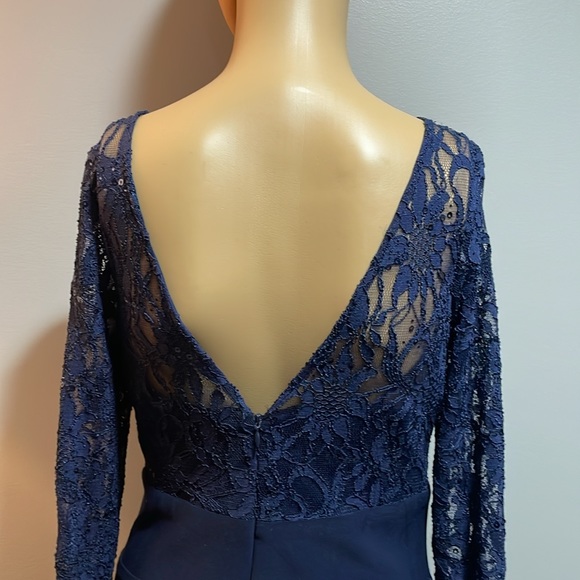 Ralph Lauren Navy Evening Dress - Picture 4 of 11